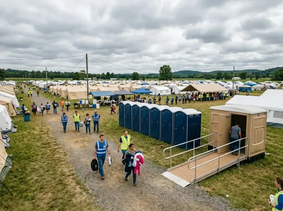 disaster-relief-camp-restrooms-010 — frequently asked questions, Dumpster & Portable Bathrooms Rental in Lillington, NC
